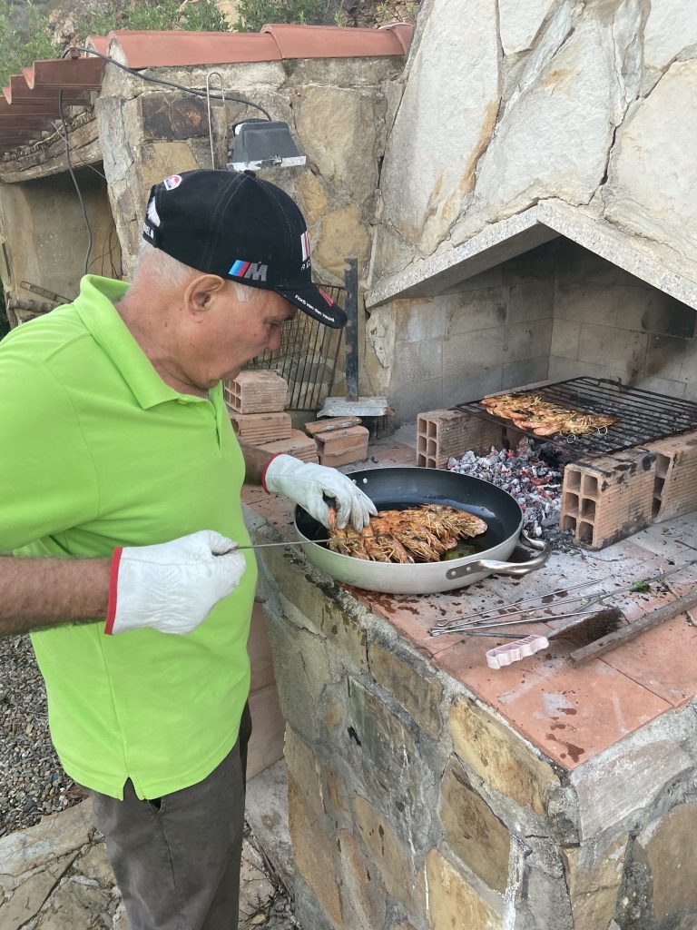Gegrilde gamba's op de bbq recept van opa