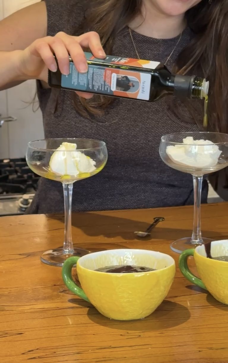 Vanille Roomijs met olijfolie en zeezout